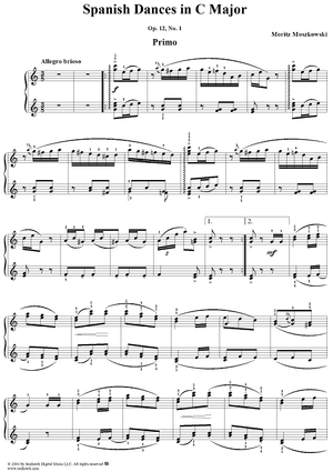 Spanish Dance in C Major, Op. 12, No. 1