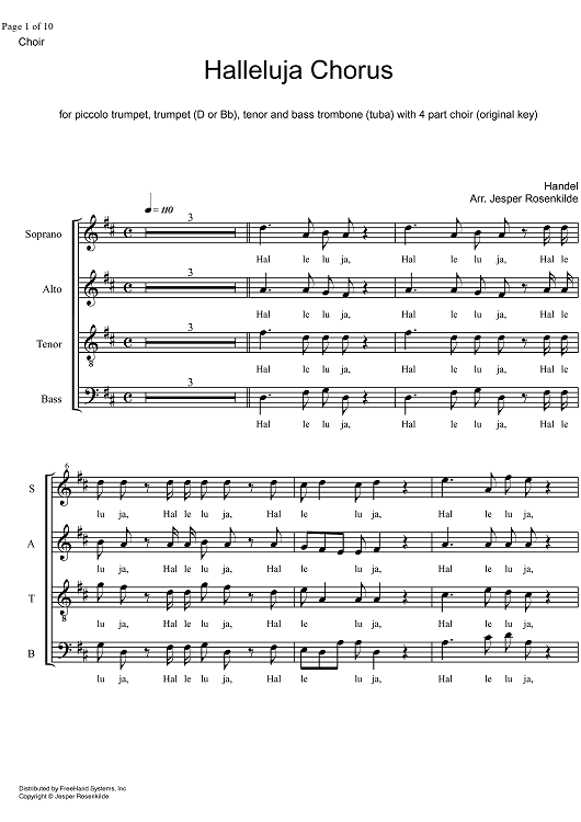 Hallelujah! from Messiah HWV 56 - Score