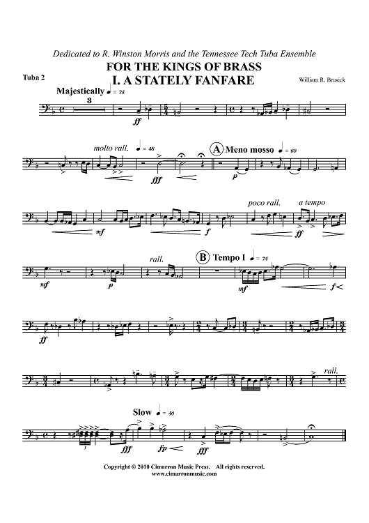 For the Kings of Brass - Tuba 2