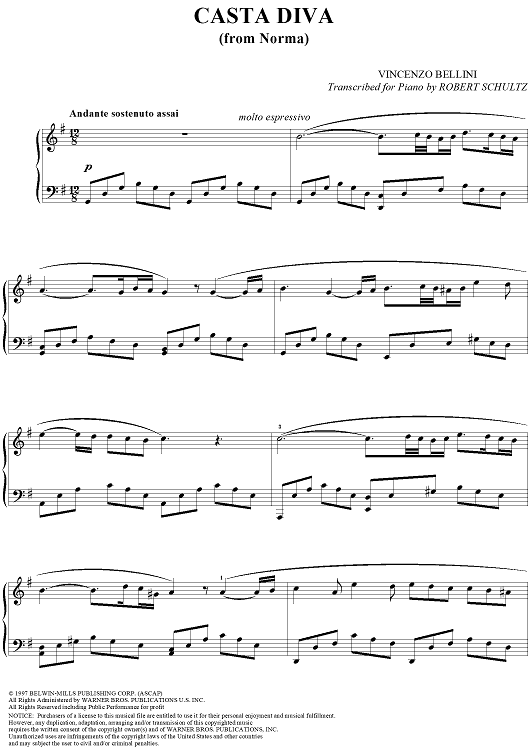 Casta Diva  (from Norma)