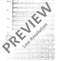 Over the threshold - Choral Score