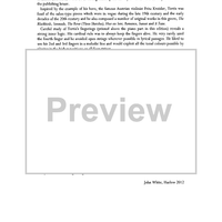 Notes and Contents - Bonus Material