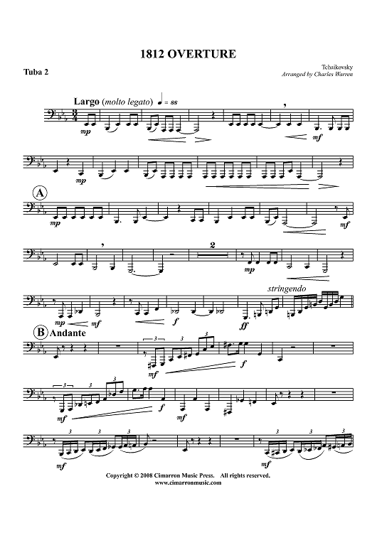 1812 Overture (Overture Solennelle) - Tuba 2