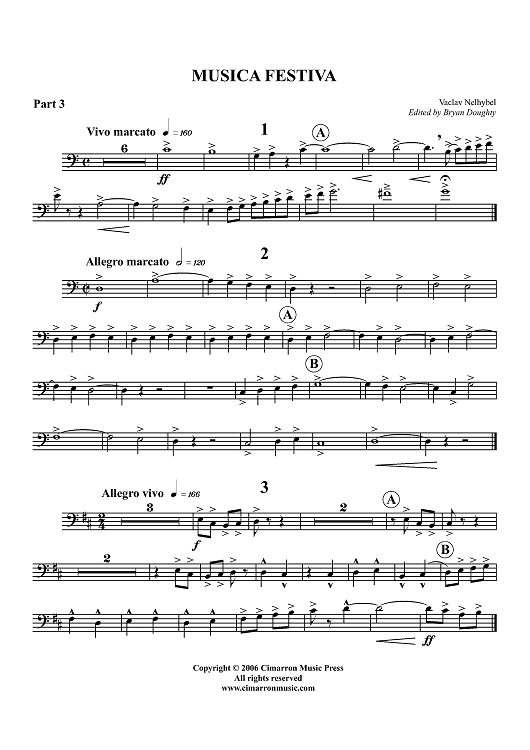 Musica Festiva - Euphonium 3