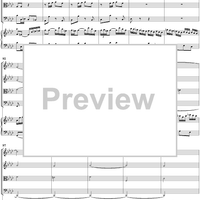 Clavier Concerto No. 5 in F Minor, Movement 1 - Score