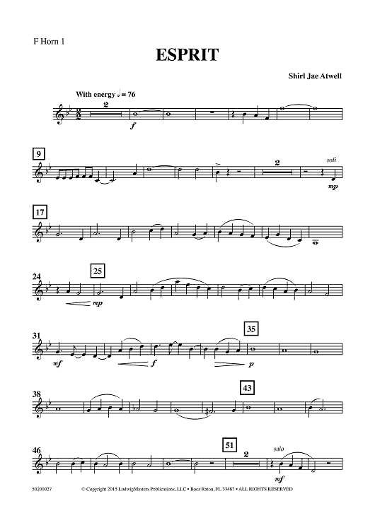 Esprit - Horn 1 in F