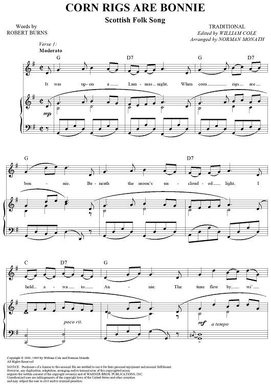 Corn Rigs Are Bonnie