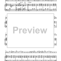 Three Melodies - Piano Score