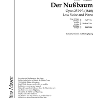 Der Nussbaum Op.25 No. 3