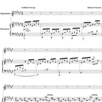 6 Lieder, Opus 68, No. 4,  Als mir dein Lied erklang (Clemens Brentano).