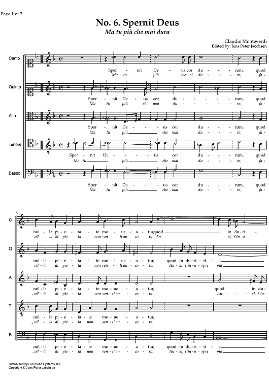 Spernit Deus - Ma tu più che mai dura