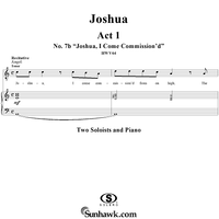 Joshua, Act 1, No. 7b "Joshua, I come commission'd"