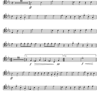 King George 1st Homage March - Trombone 1