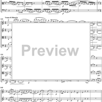 String Quartet No. 2, Movement 3 - Score