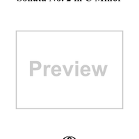 Sonata No. 2 in C Minor - Flute