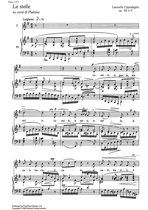Le stelle Op.94 No. 3