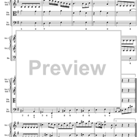 Concerto Grosso Op. 3 No. 3 - Score