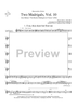 Two Madrigals, Vol. 10 - from Morley's "First Book of Madrigals to 4 Voices" (1594) - Trombone 1 (opt. F Horn)