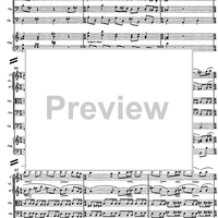 Konzert im alten Stil Op.100 - Score