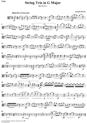 Op. 53, No. 1 - Viola