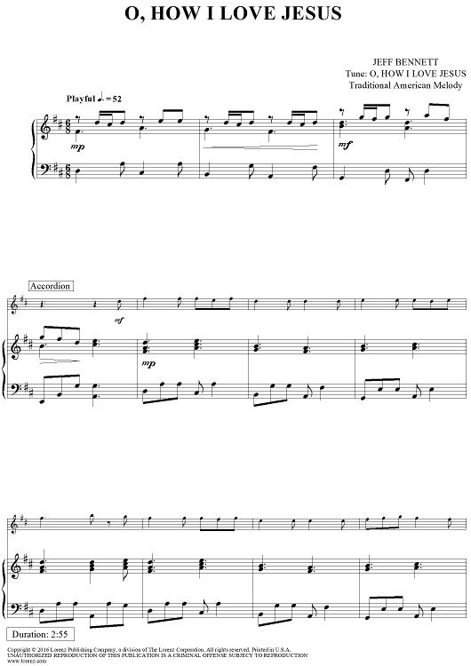 O, How I Love Jesus