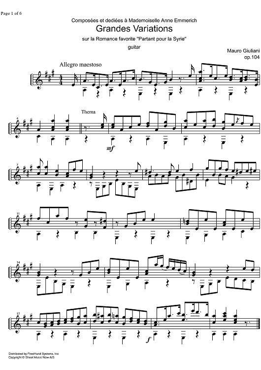 Grandes Variations Op.104