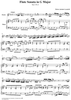 Flute Sonata in G Major, Op. 2, No. 4 - Piano Score