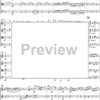 String Quartet No. 1, Movement 4 - Score