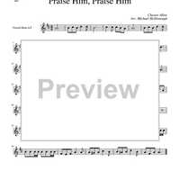 Praise Him, Praise Him - French Horn in F - Horn in F