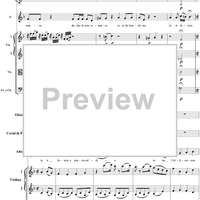 "Ombra felice", recitative and "Io ti lascio", aria, K255 - Full Score