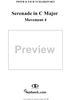 Serenade for String Orchestra in C major (C-dur). Movement IV, Finale (Tema Russo) - Score