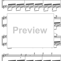 Sonata A Major - Score