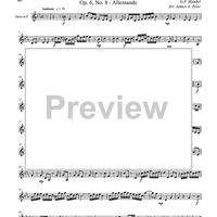 Concerto Grosso, Op. 6, No. 8 - Allemande - Horn in F