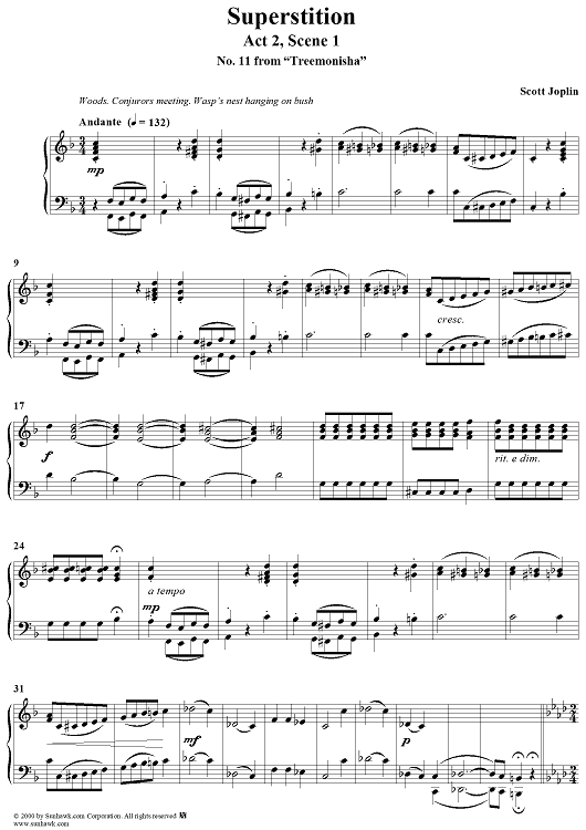 Treemonisha, No. 11: Superstition