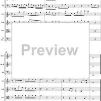 Water Music Suite no. 1 in F major, no. 10: Allegro moderato - Full Score