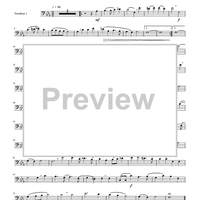 Two Madrigals, Vol. 9 - from Morley's "First Book of Madrigals to 4 Voices" (1594) - Trombone 1 (opt. F Horn)