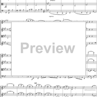 String Quartet No. 2, Movement 4 - Score