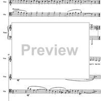 Trois Poèmes de la Renaissance - Score