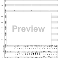 La Finta Giardiniera, Act 1, No. 12 "Himmel welch' selt'ner Zufall" (Finale, Septet) - Full Score