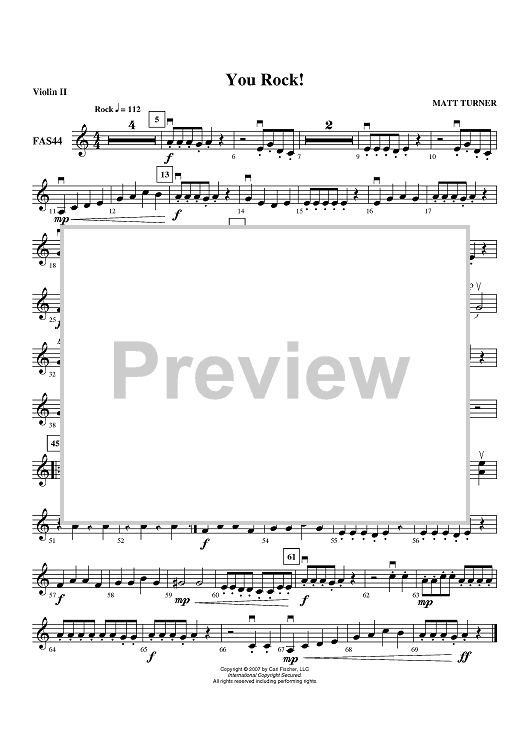 You Rock! - Violin 2