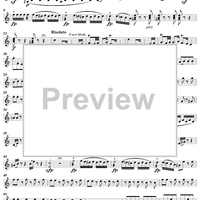Musik zu einer Pantomime, K416d (K446) [Fragment] - Violin 1