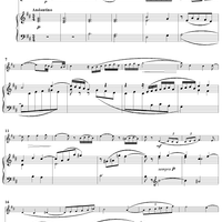 Oboe Sonata, Op. 166 - Piano Score