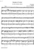 Sonata G Major - Score