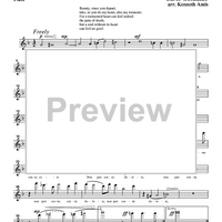 Belta poi che t'assenti - Flute