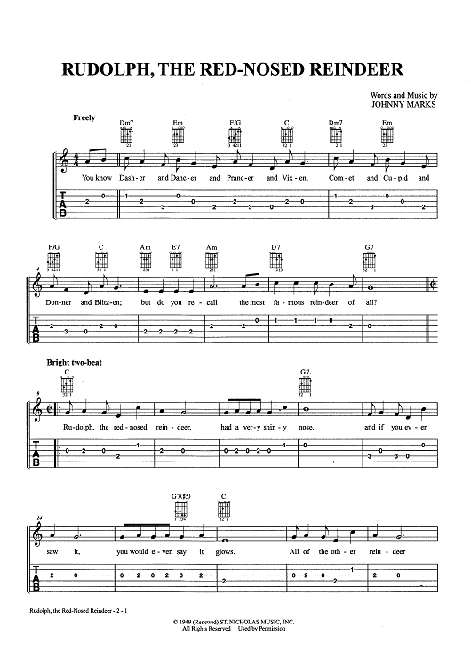 Rudolph, The Red-Nosed Reindeer