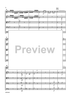 Presto from String Quartet No. 6 - Score