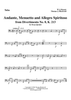 Andante, Menuetto and Allegro Spiritoso - Tuba