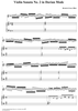 Violin Sonata No. 2 - Piano Score