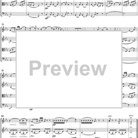 String Quartet No. 10 in E-flat Major, Op. posth. 125, No. 1 - Score