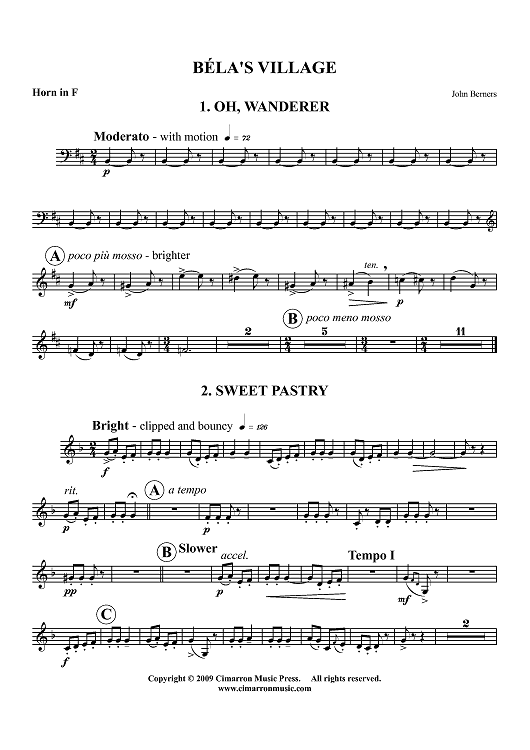 Béla’s Village - Horn in F